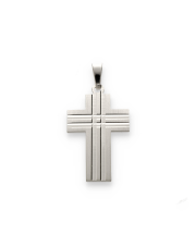 Srebrny krzyżyk prawosławny frezowany - pr. 925